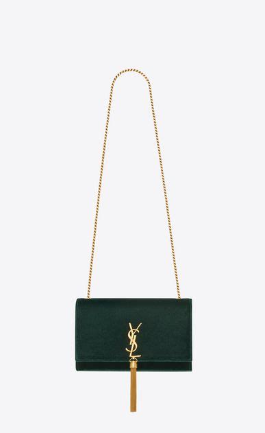 ysl bag green|ysl handbags with tassel.